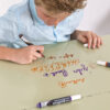 KarlBilder smart seinakatted iseliimuv valgetahvli kile labipaistev kasutamine lauad kirjutamine lauale marker lapsed