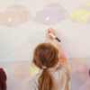 KarlBilder smart projektori varv puutetundlik valge projektoriga seinale lapsed joonistavad